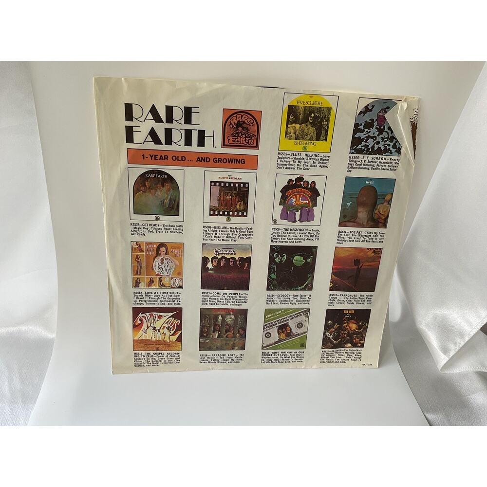 Rare Earth In Concert 2LP 1971 R 534D Backpack Cover Tested W/Inners - Picture 5 of 6